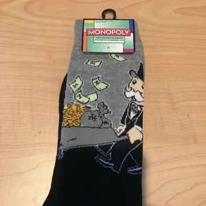 Monopoly Hasbro Men's Crew Socks